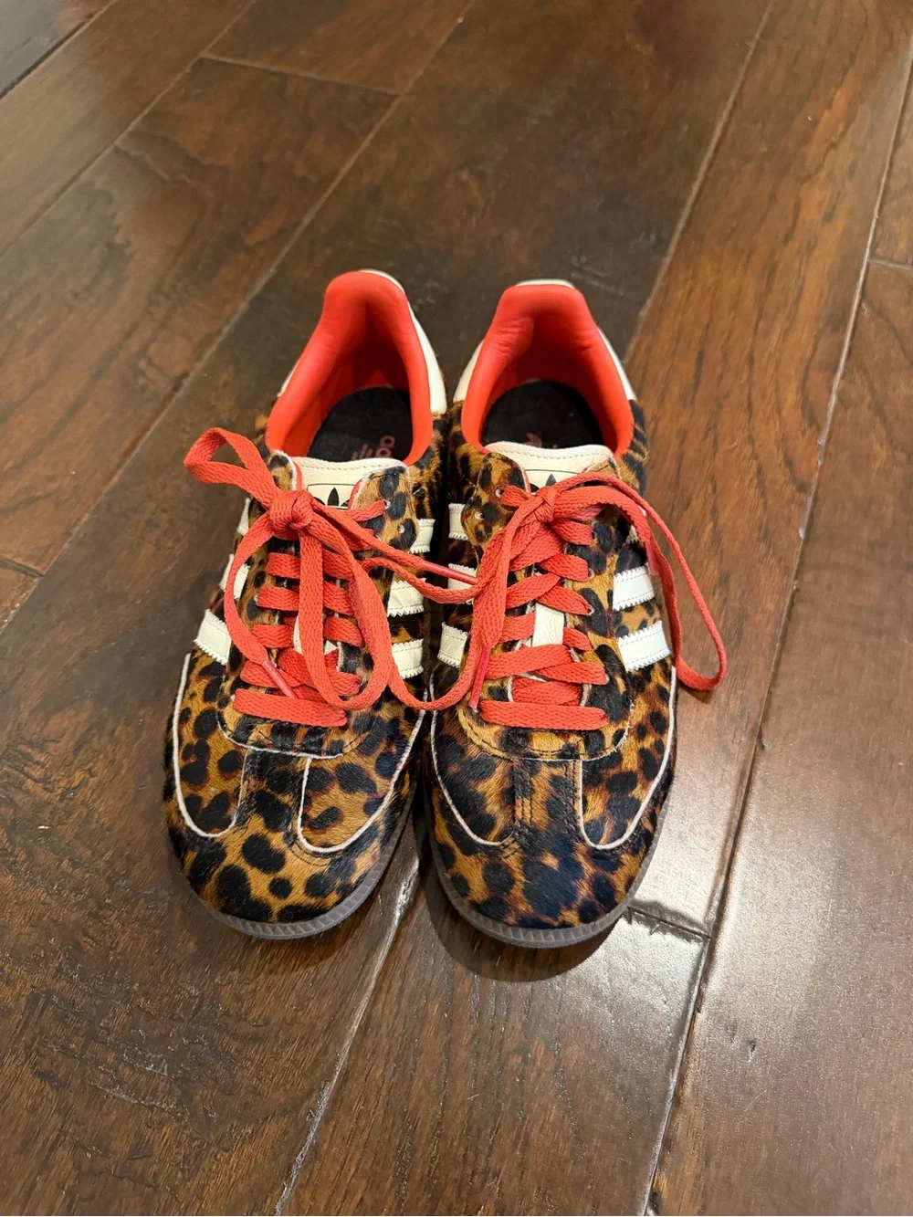 adidas Samba Red Leopard Sneakers